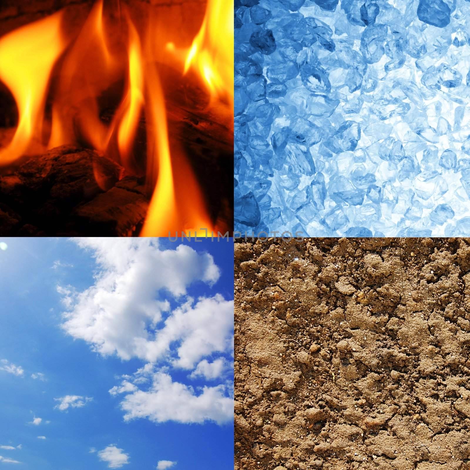 the four elements earth wind water and fire