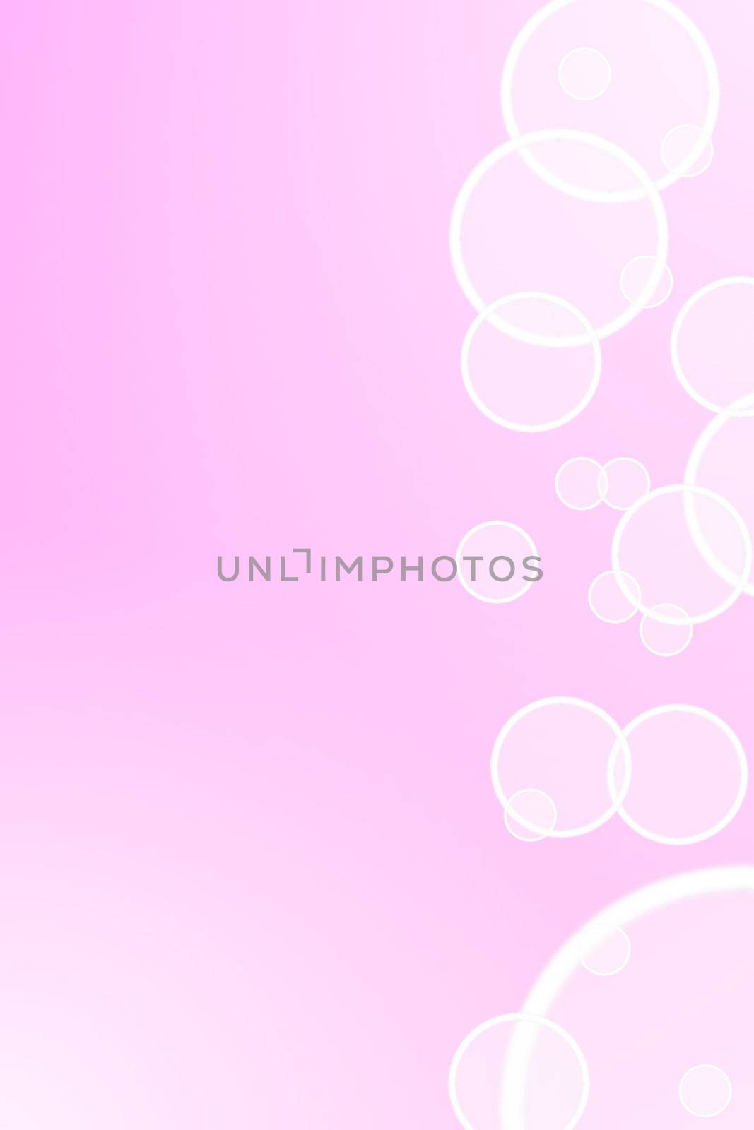 pink bubble background with copyspace for text message