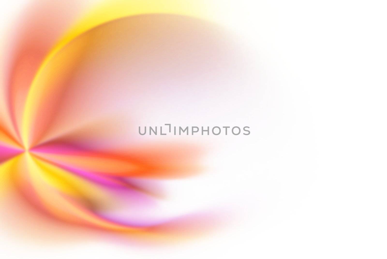 abstract fractal background or greeting card with futuristic shapes and colors