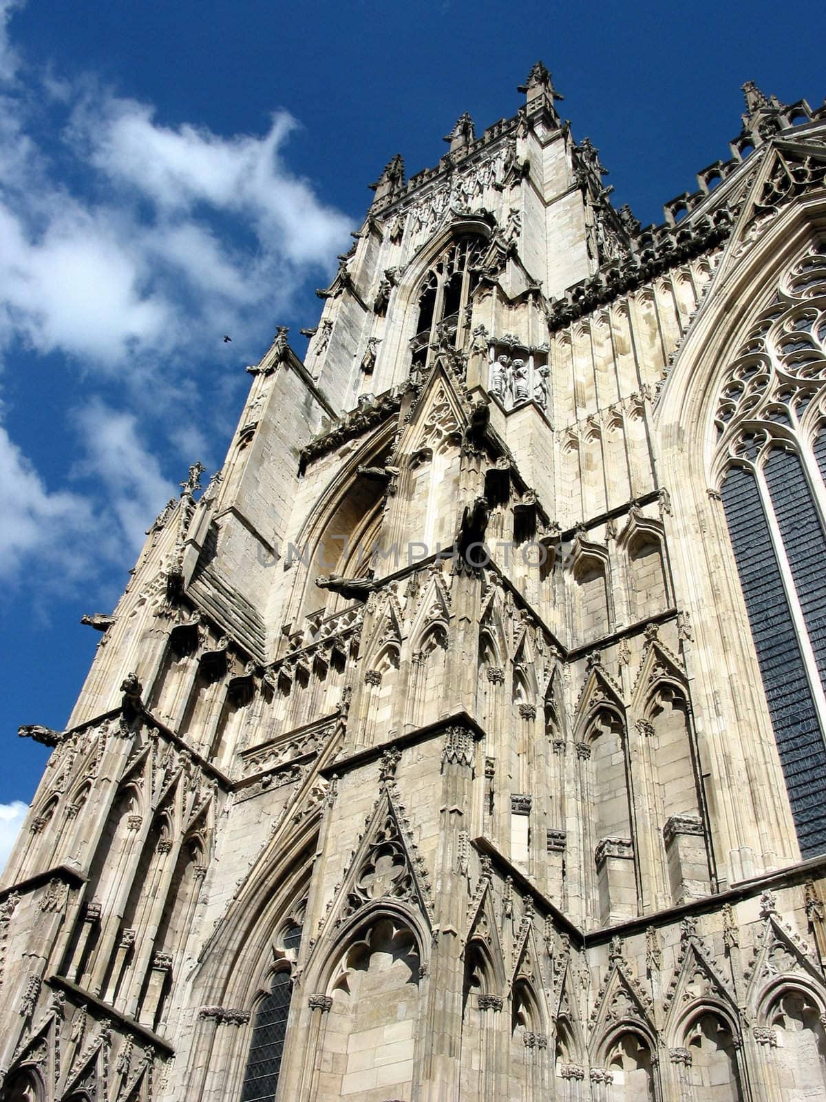 York is a famous  town in northen England,  with a beautiful gothic cathedral, roman, viking and norman monuments and ruins