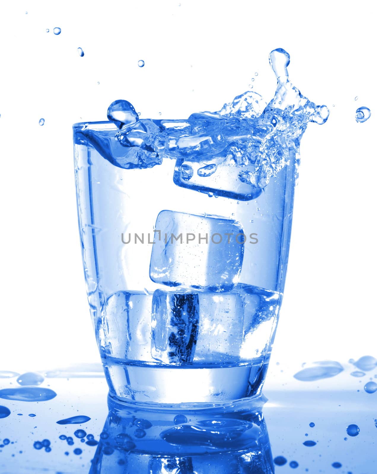 glass of water beverage showing food concept