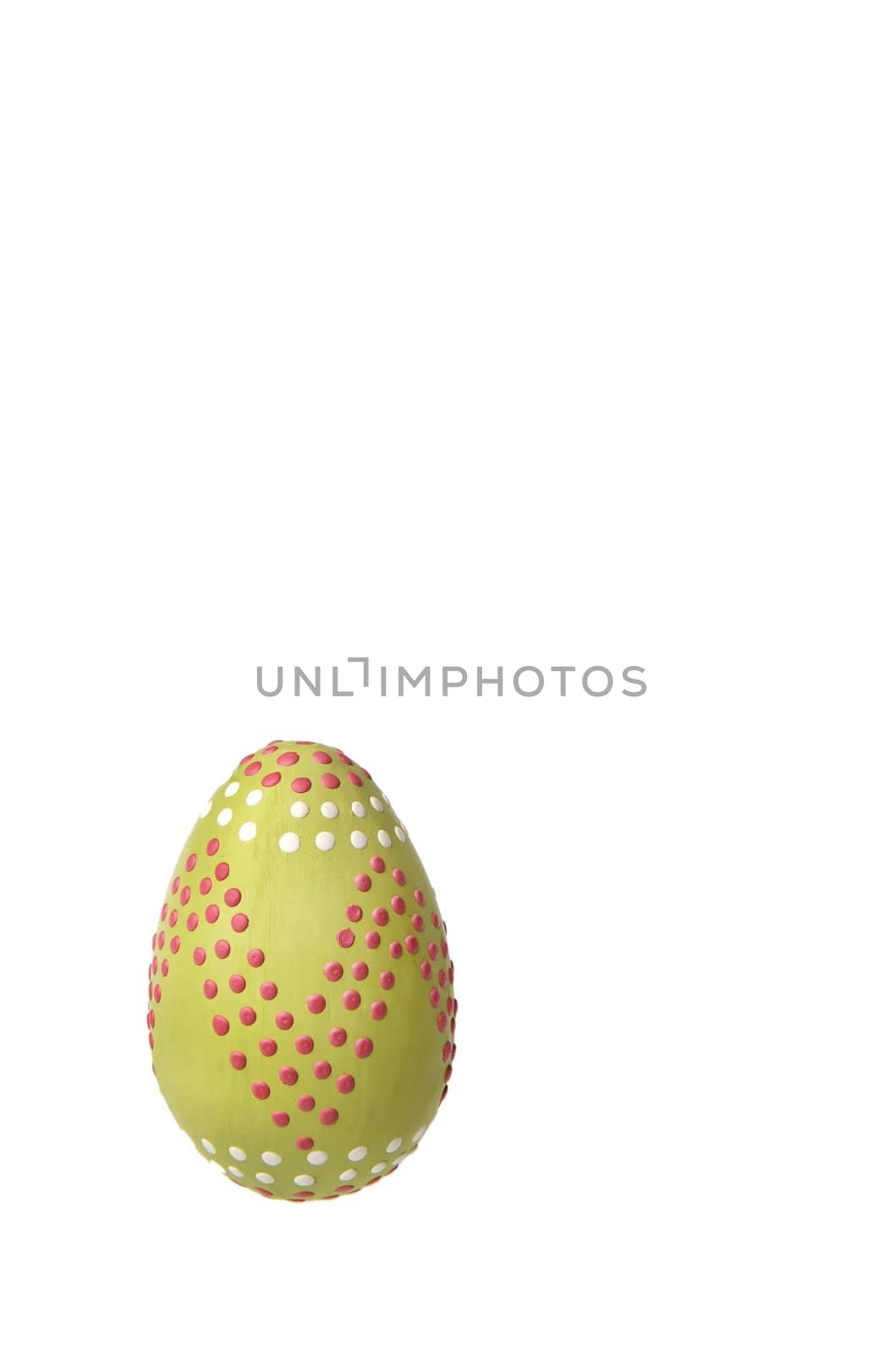 Image of a single hand painted easter egg