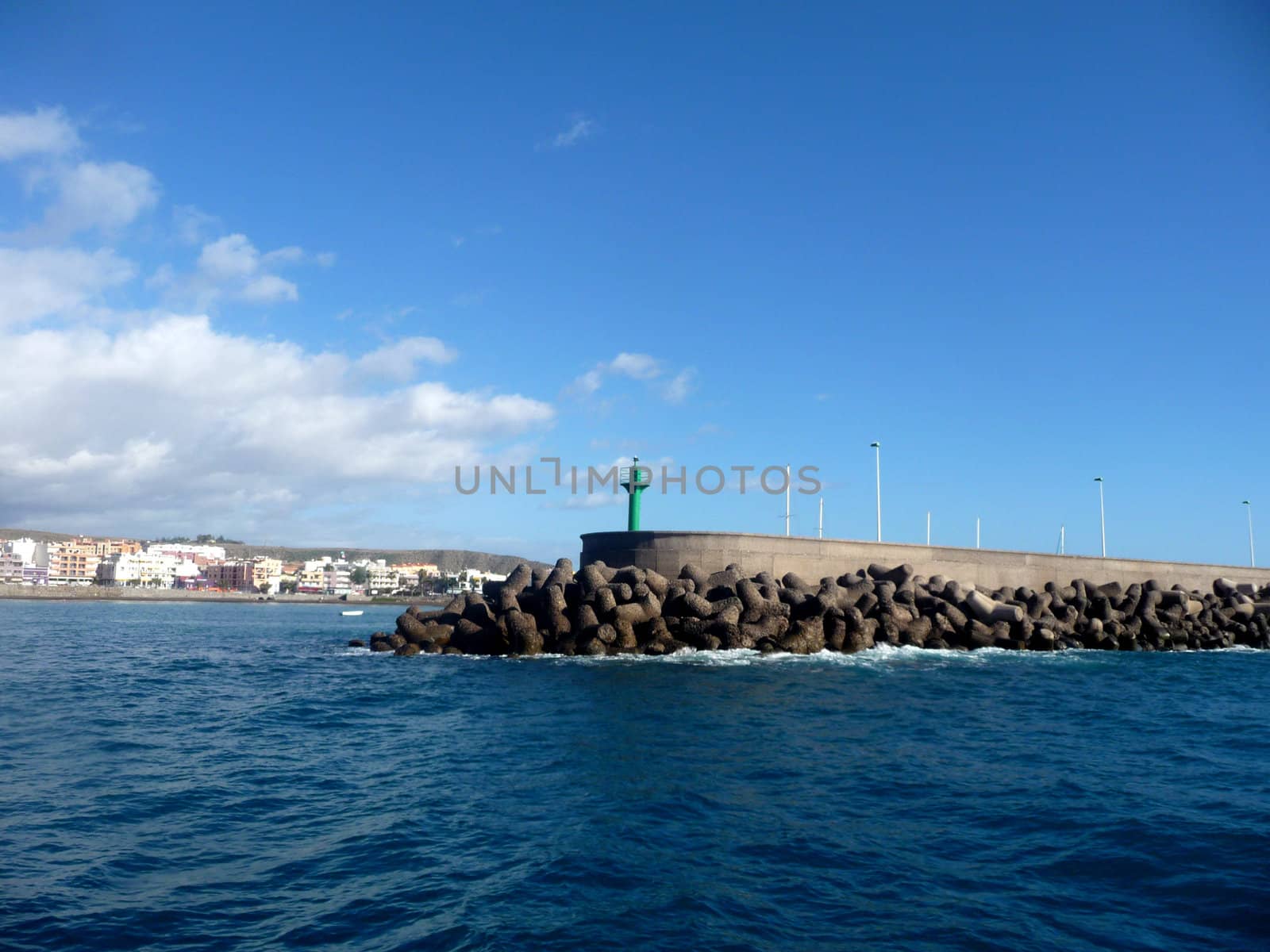 The Lugar Aquamarina Pier in Gran Canaria.