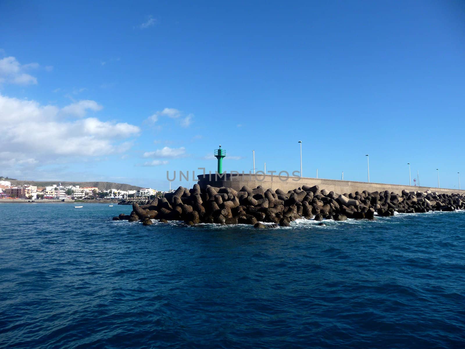 The Lugar Aquamarina Pier in Gran Canaria.