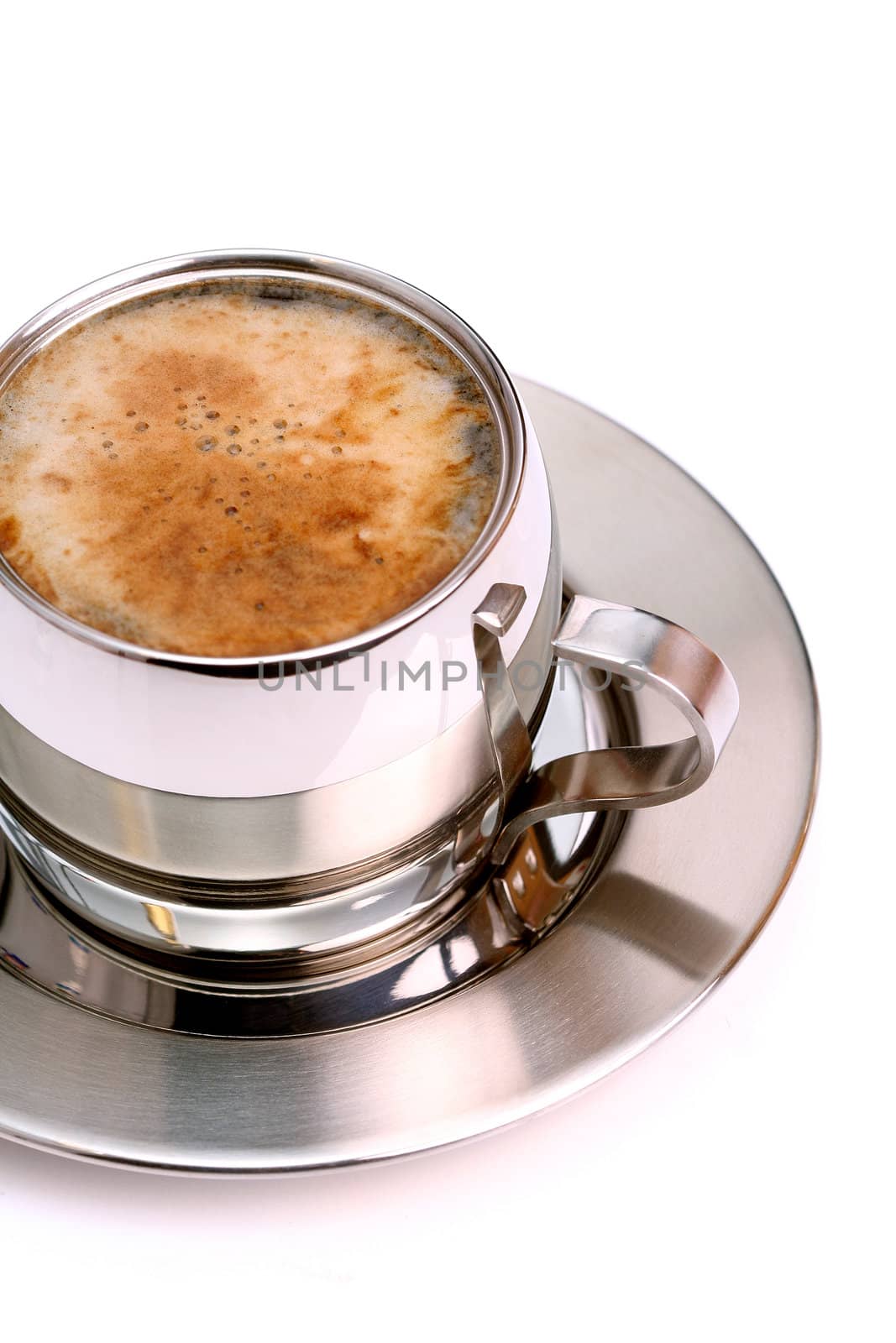 Cup of coffee, isolated on white