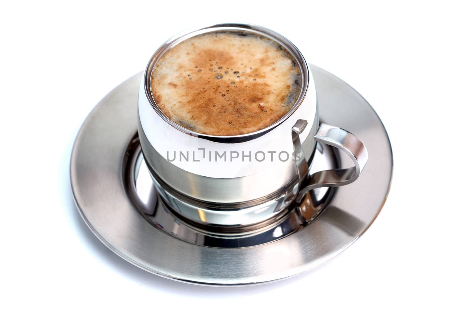 Cup of coffee, isolated on white