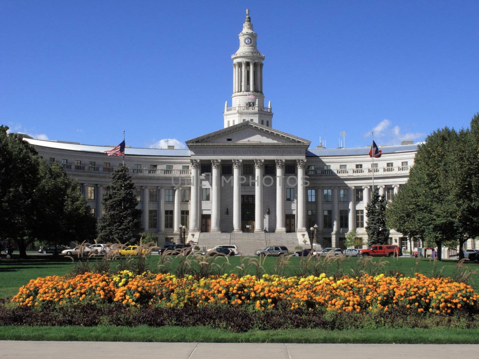 Colorado tourist attraction in Denver city park.