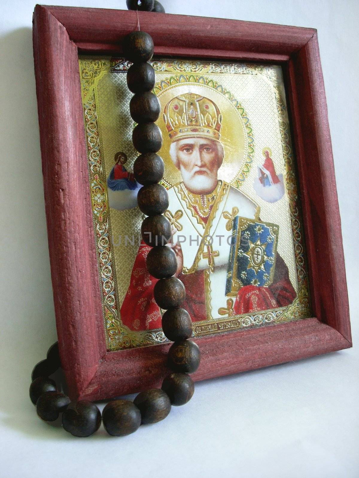 Religion icon with Saint Nicolai's portrait