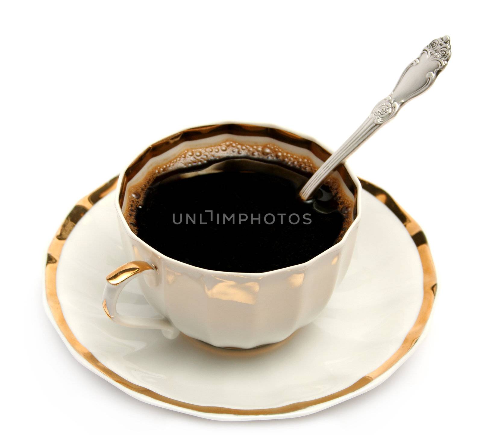 Cup of coffee on a plate, (look similar images in my portfolio)