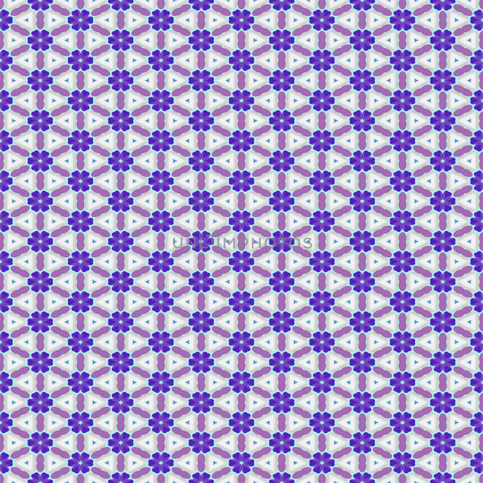 Retro background with lilac and violet  flowers. Seamless tile.