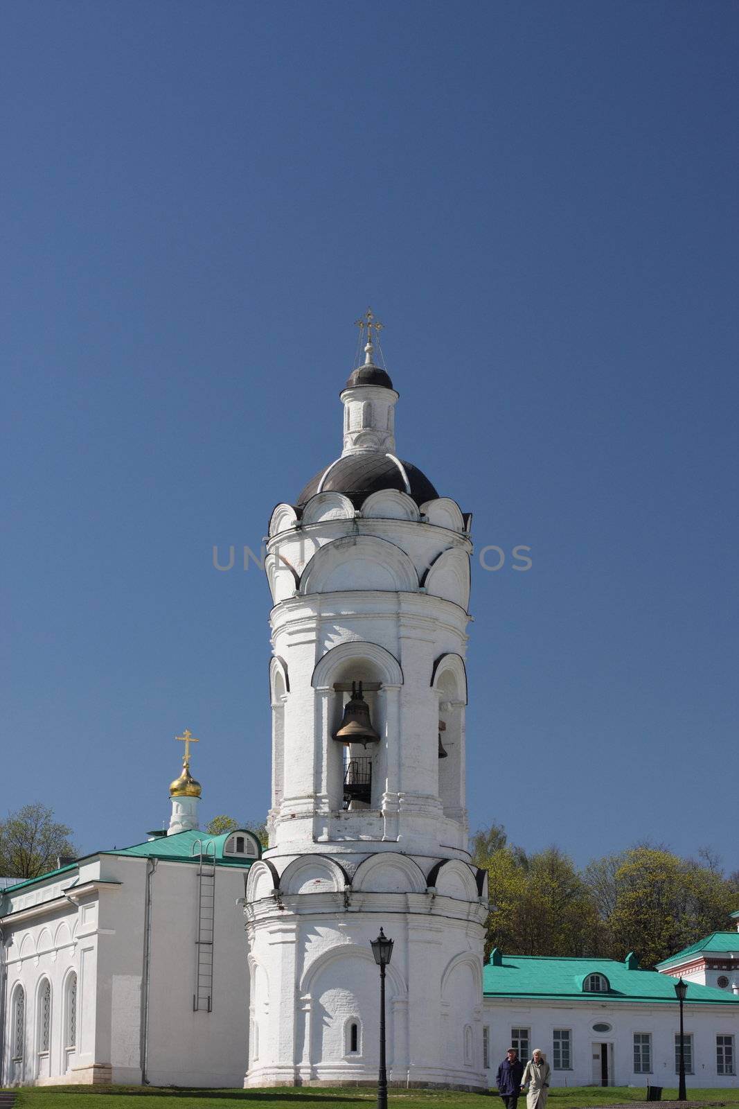 Belltower, cross, tower, architecture, Orthodoxy, Christianity, Kolomna