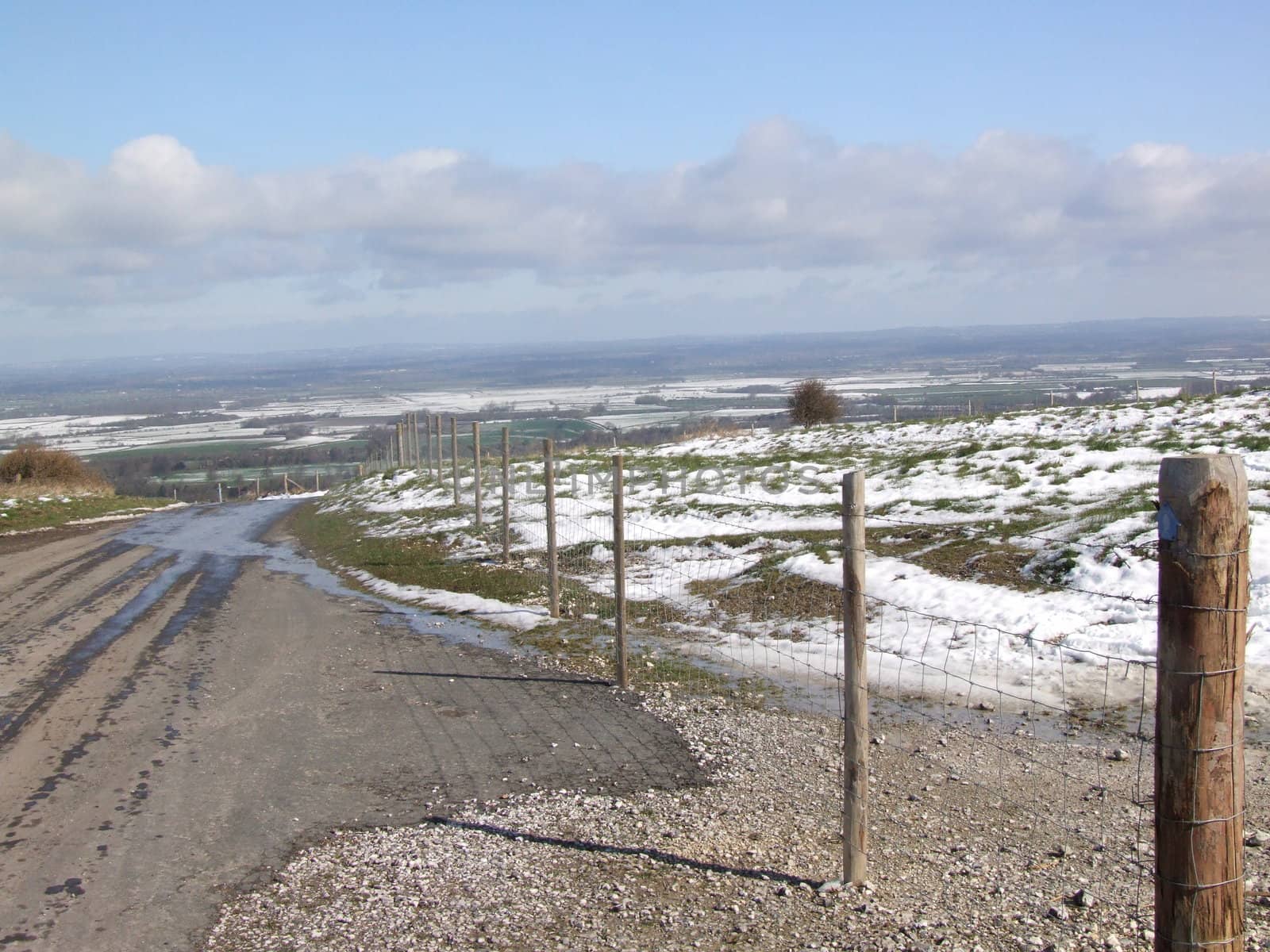 A cold and lonely winters lane