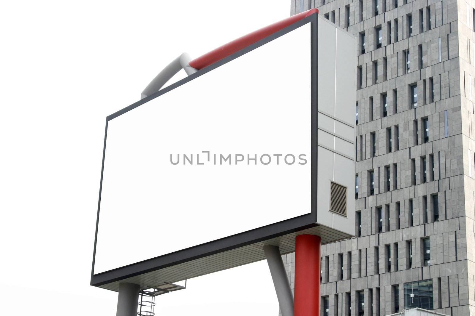 Blank Billboard in the Building by sacatani