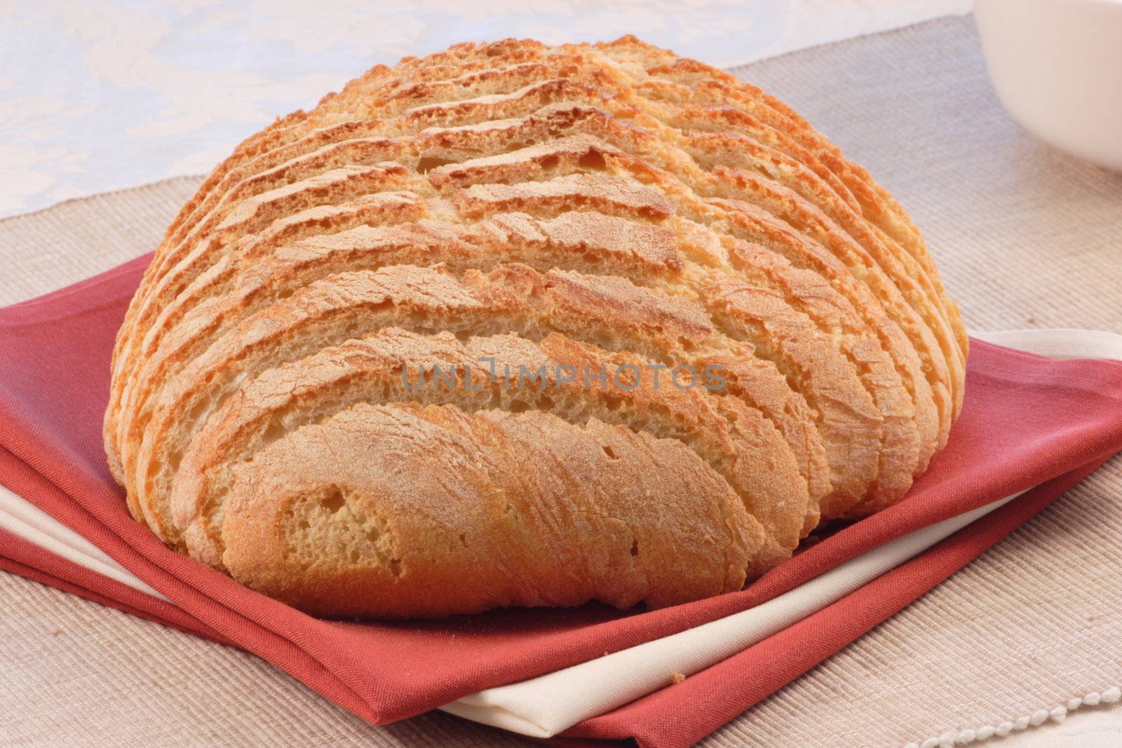 fresh baked sourdough bread