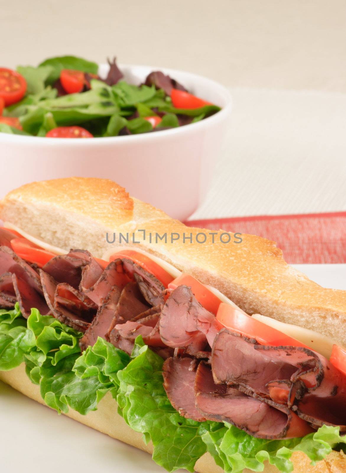 roast beef sandwich by tacar