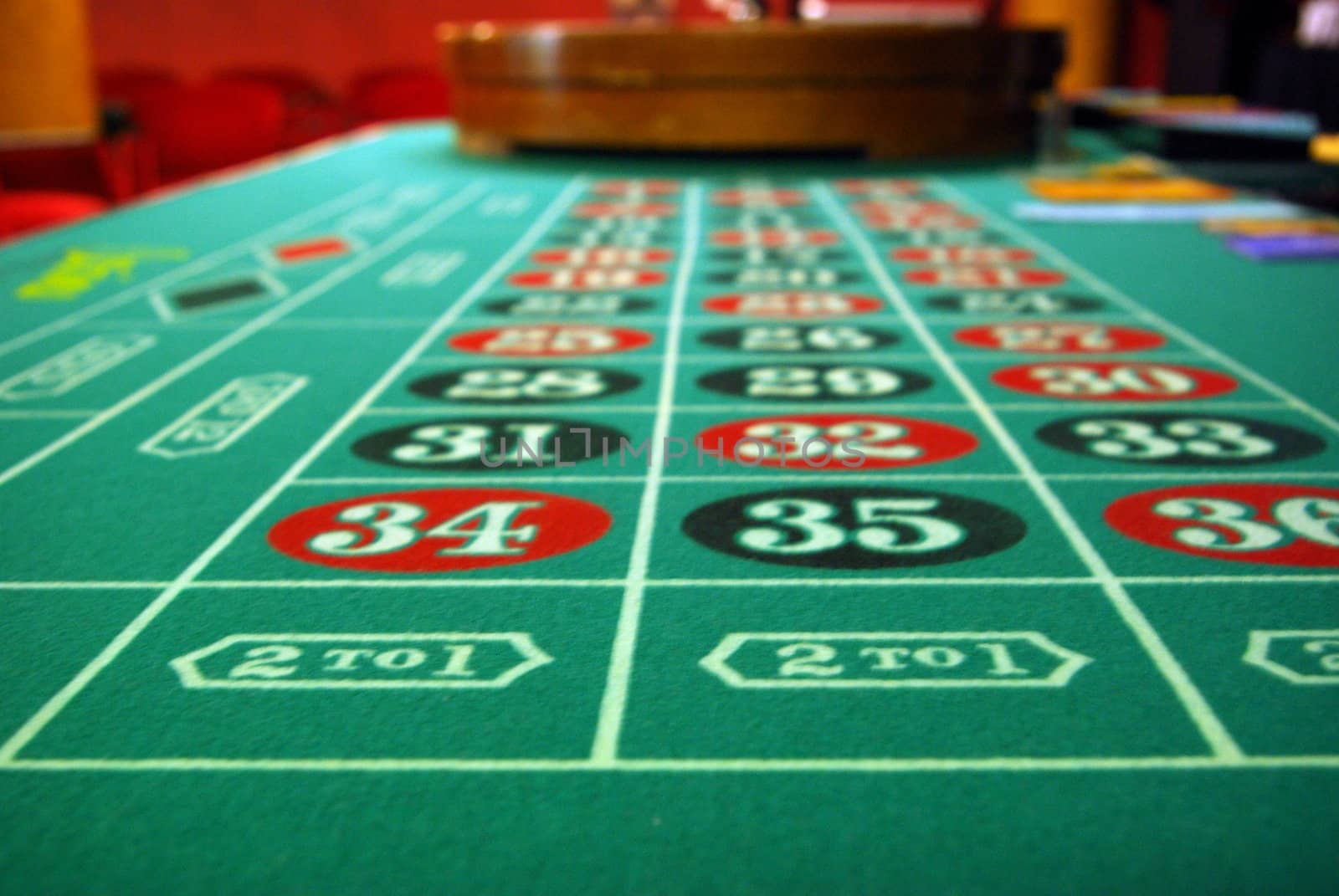 Roulette Wheel and Table