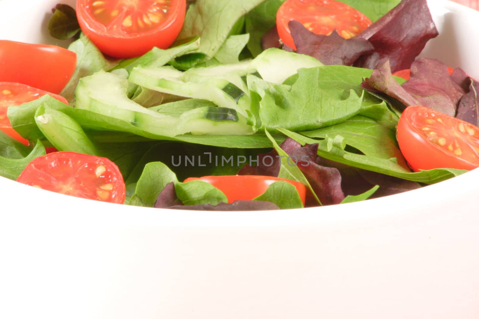 organic ingredients salad  by tacar