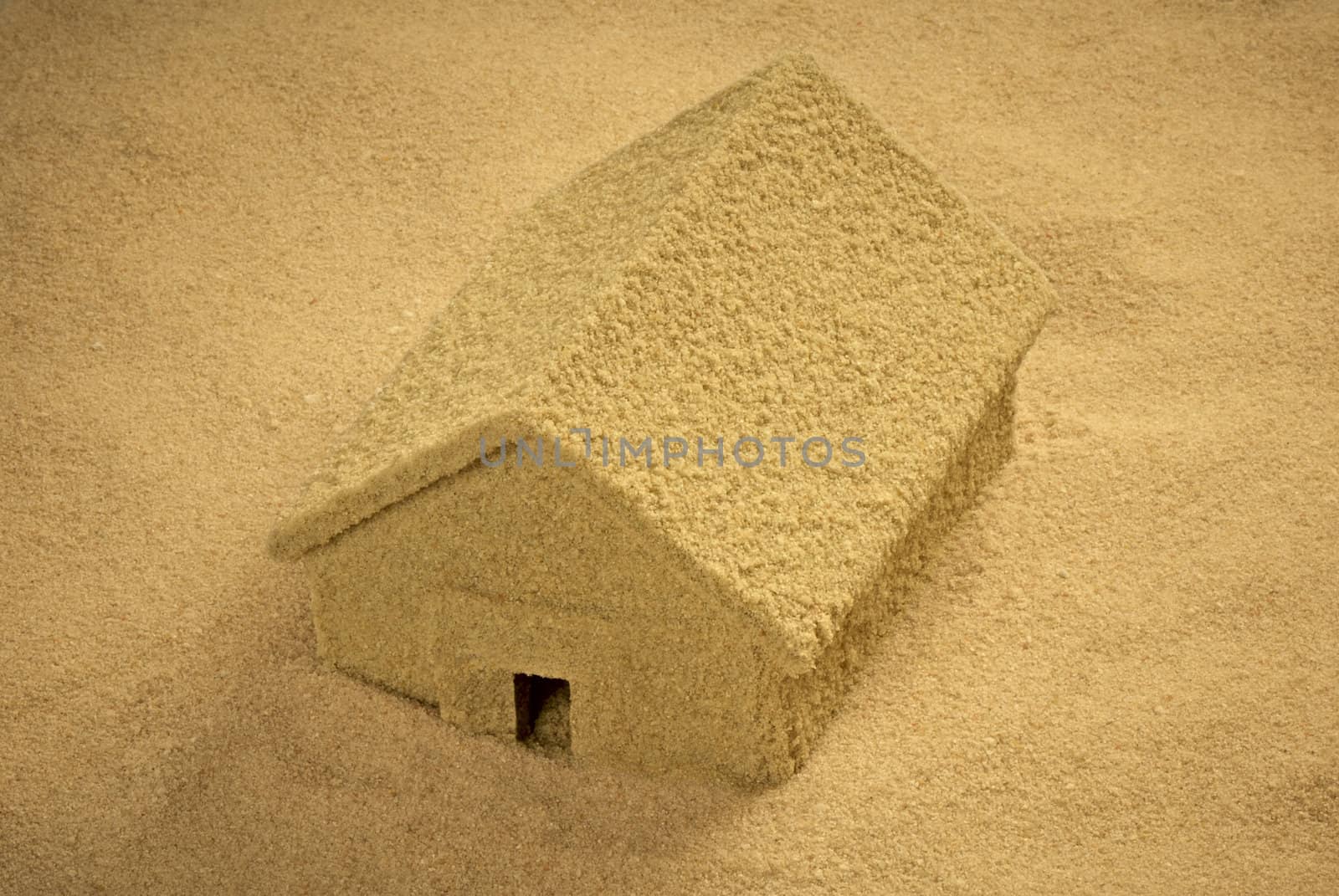 House built of sand