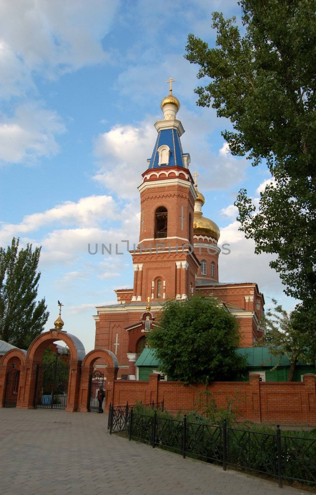 St.Trinity Russian Orthodox Church in Astrakhan, Russia