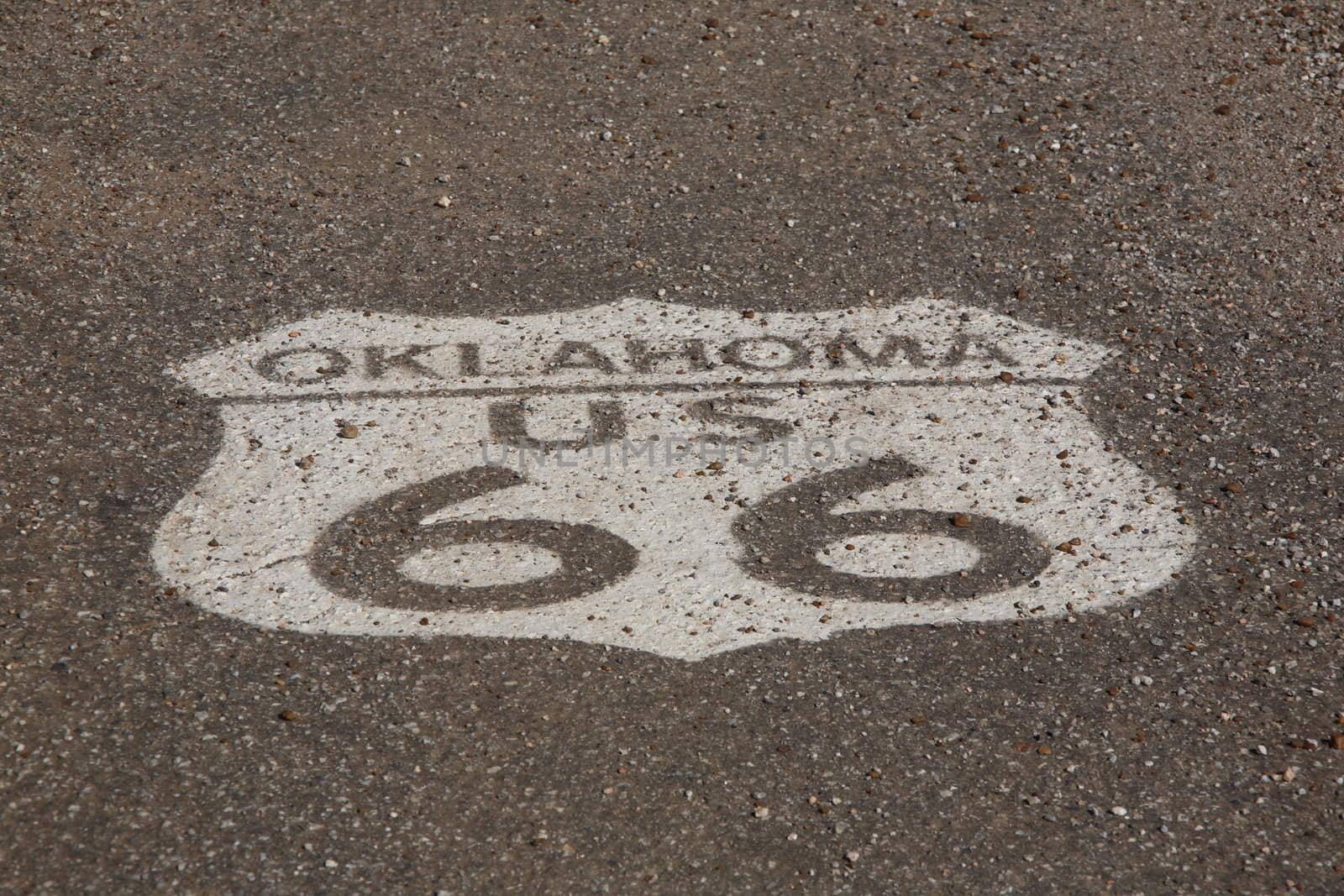 Oklahoma Route 66 Shield by Ffooter