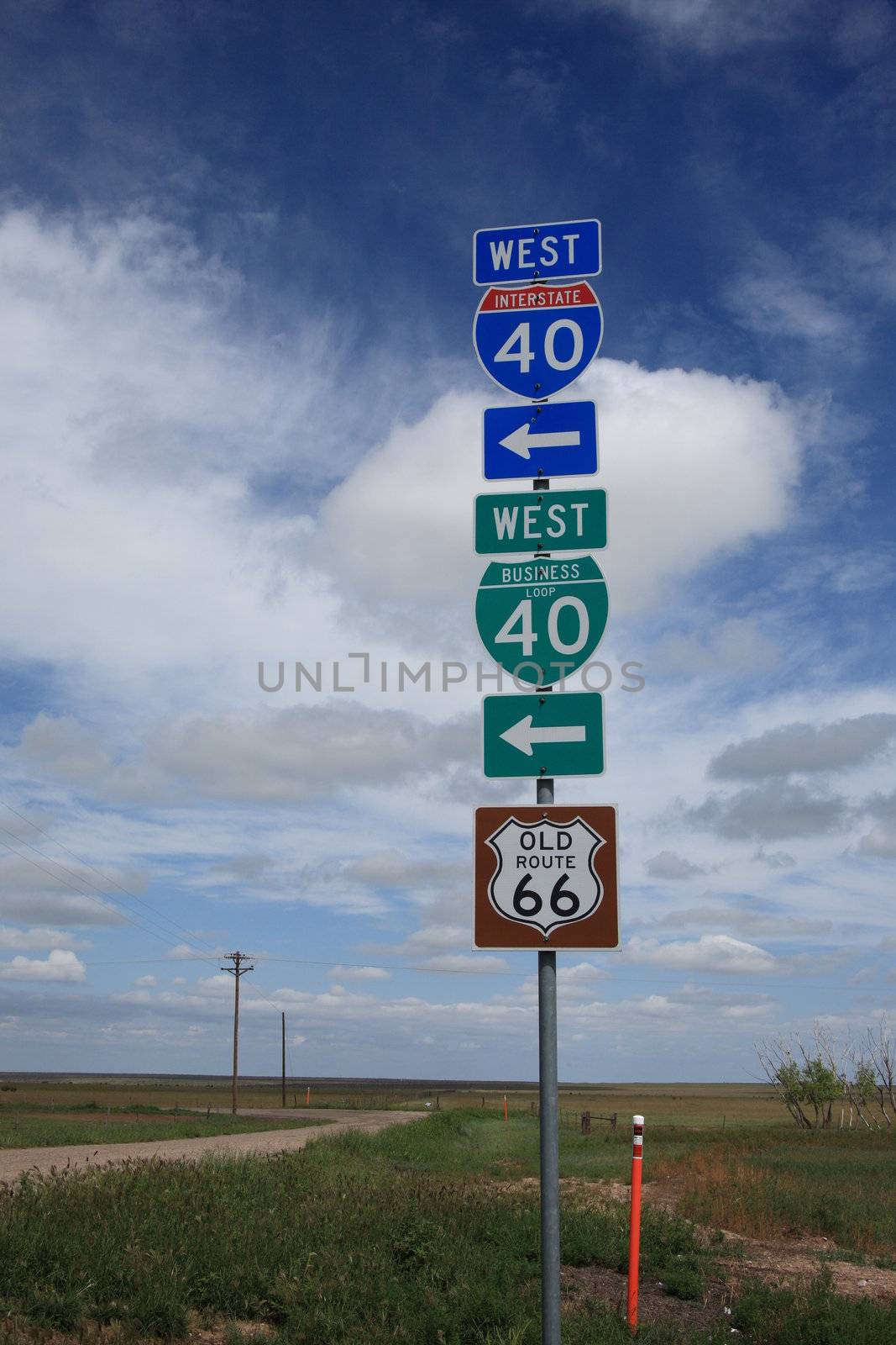 Route 66 Signage - Texas by Ffooter