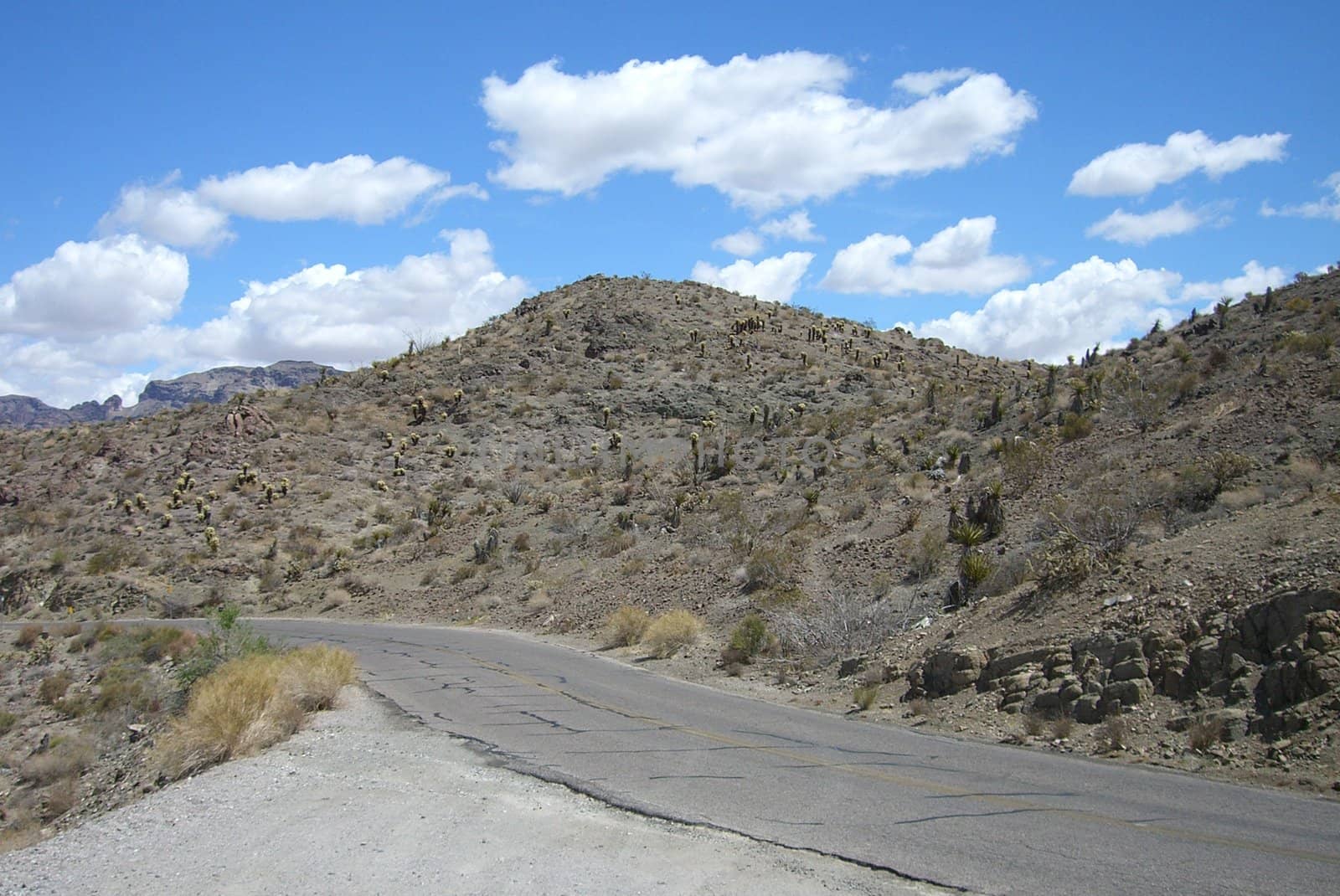 Mountain section of old Rt. 66 in Arizona