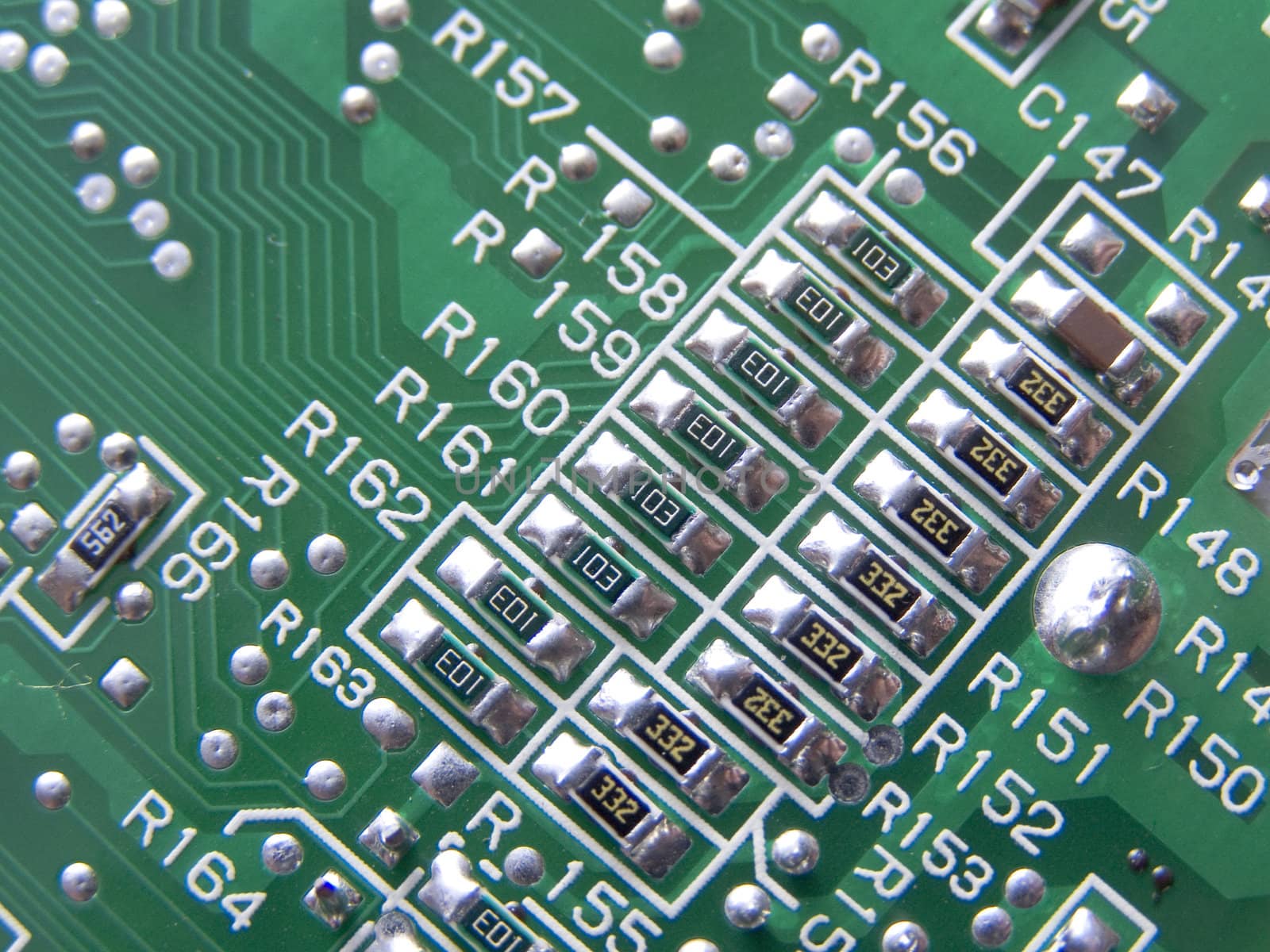 Pay with microchips resistances condensers diodes for computers digital