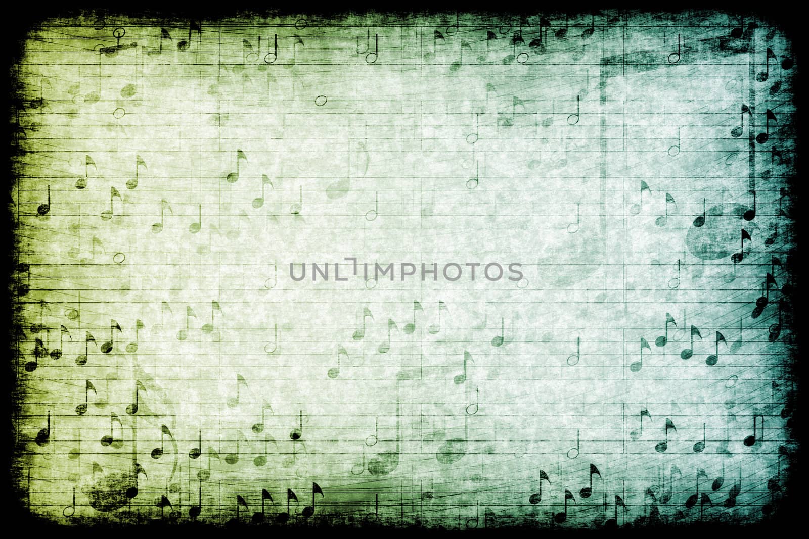 A Music Themed Abstract Grunge Background Texture