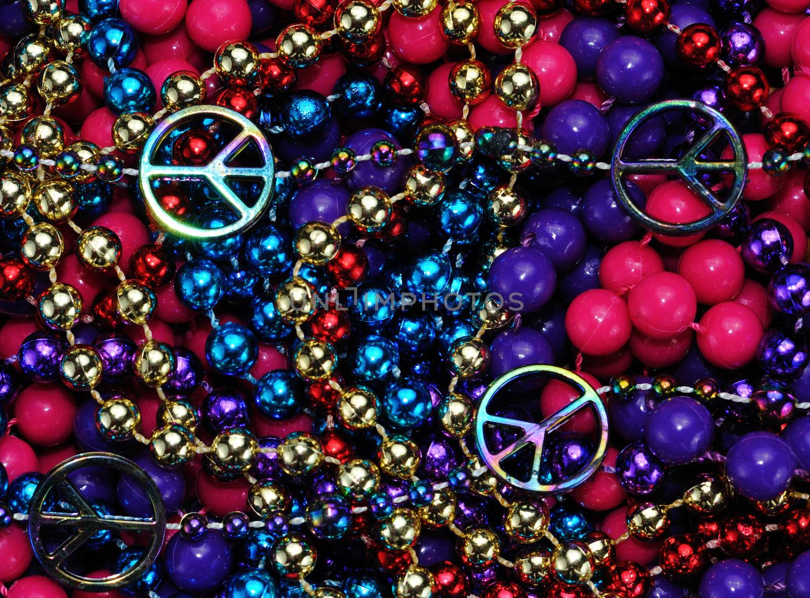 colorful beads as an Abstract background texture