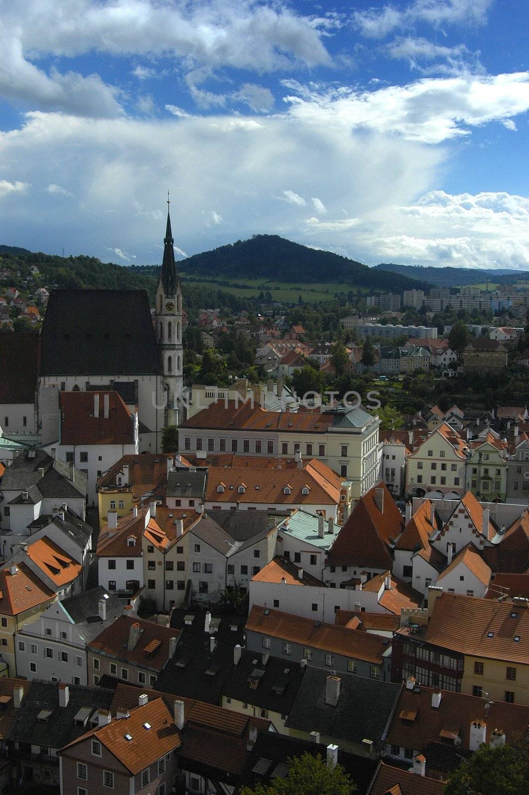Stock Photo of Czech Krumlov view, Czech Republic