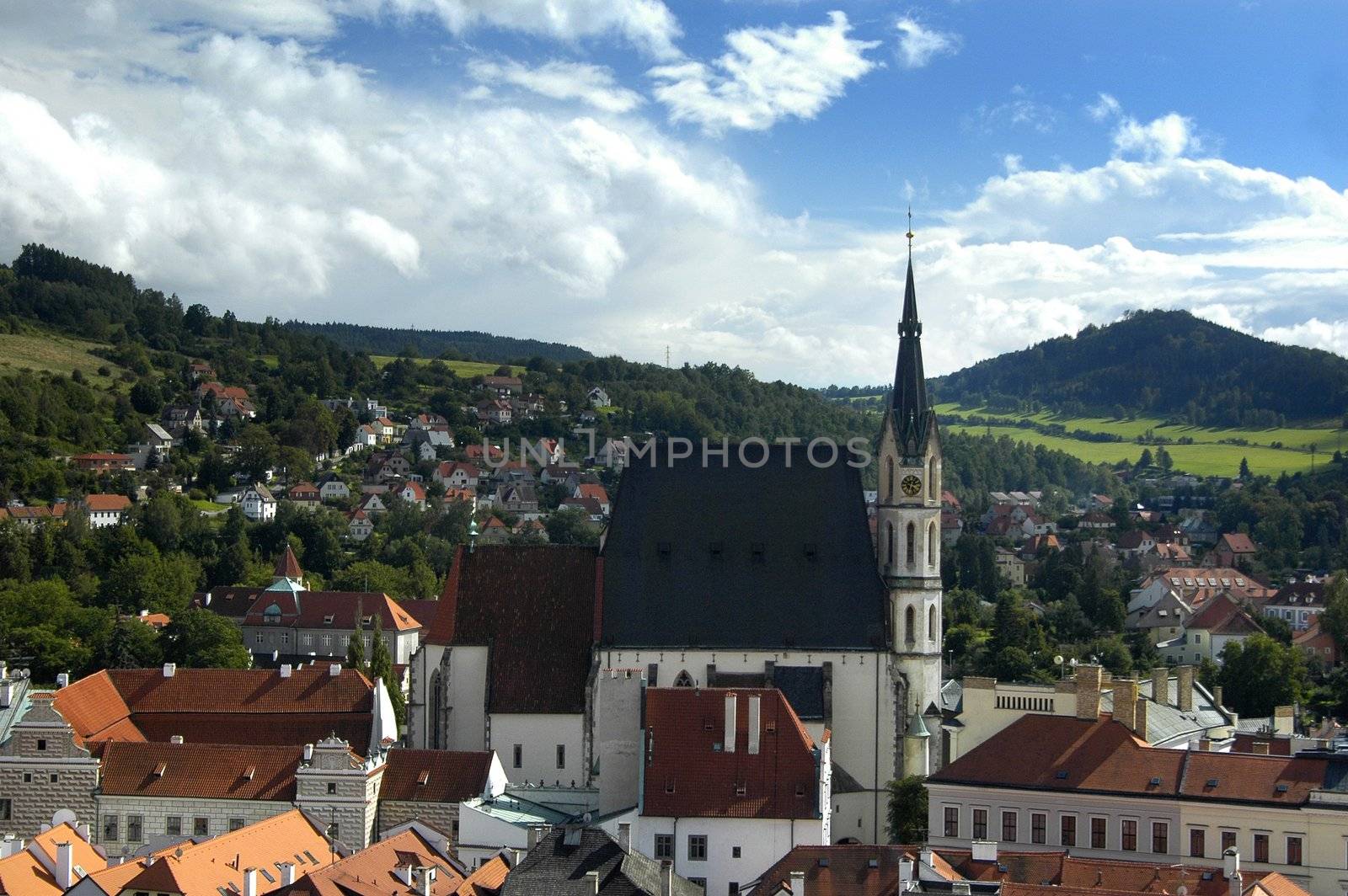 Czech Krumlov view, Czech Republic