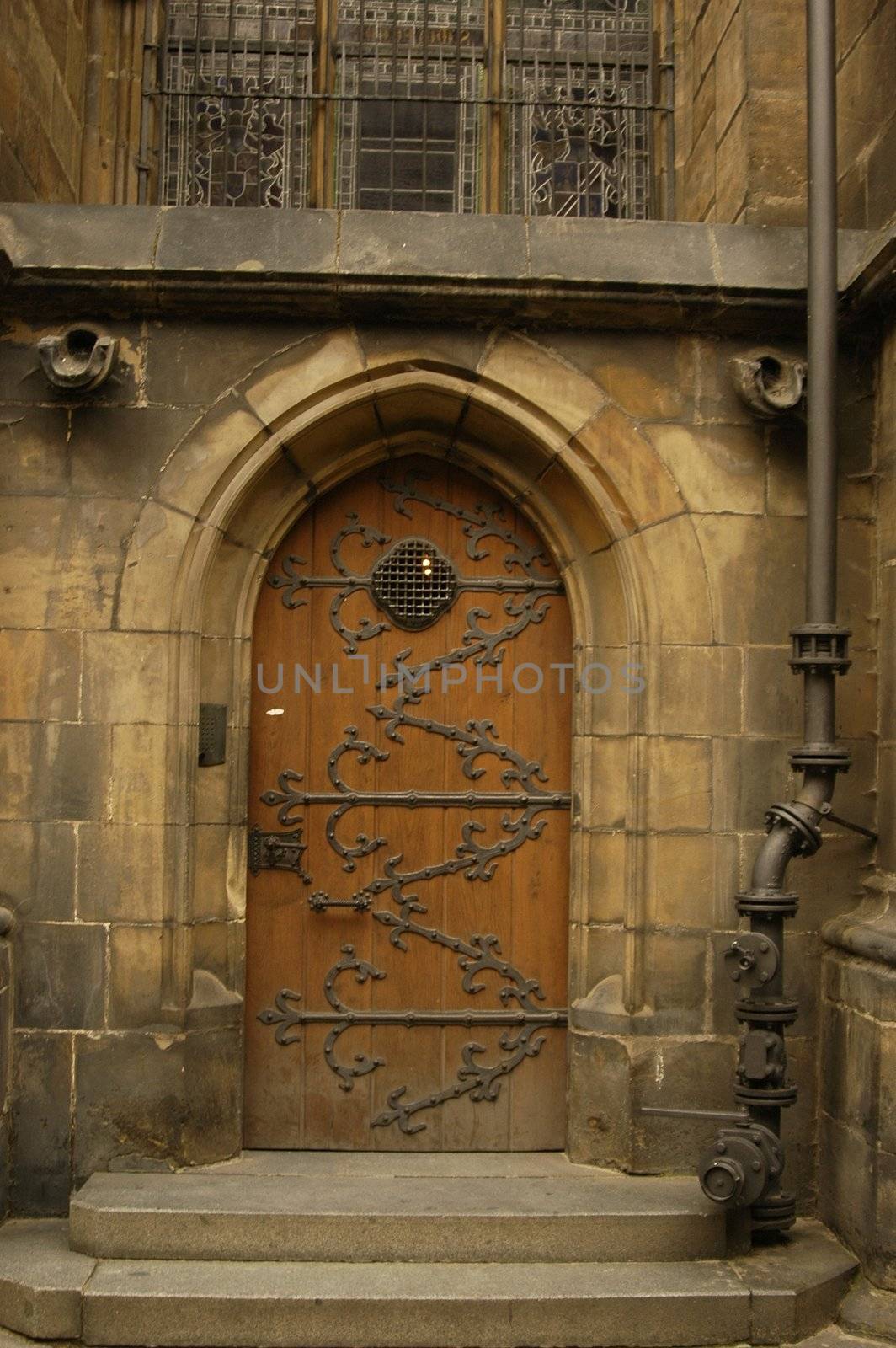 Door in Prague castle,Czech Republic