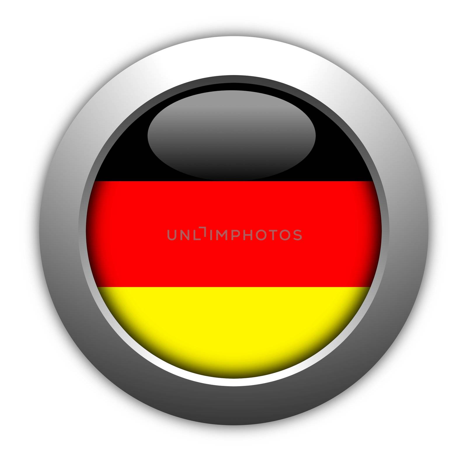 germany button flag sign or badge for website