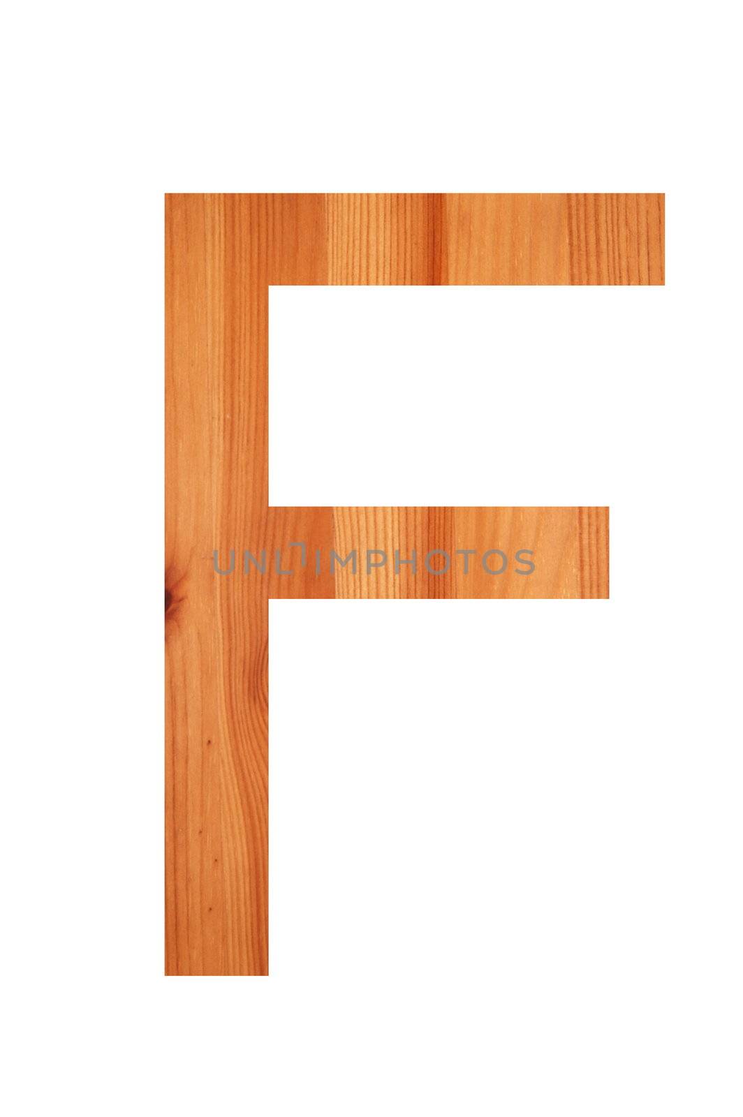 wood alphabet F by gunnar3000