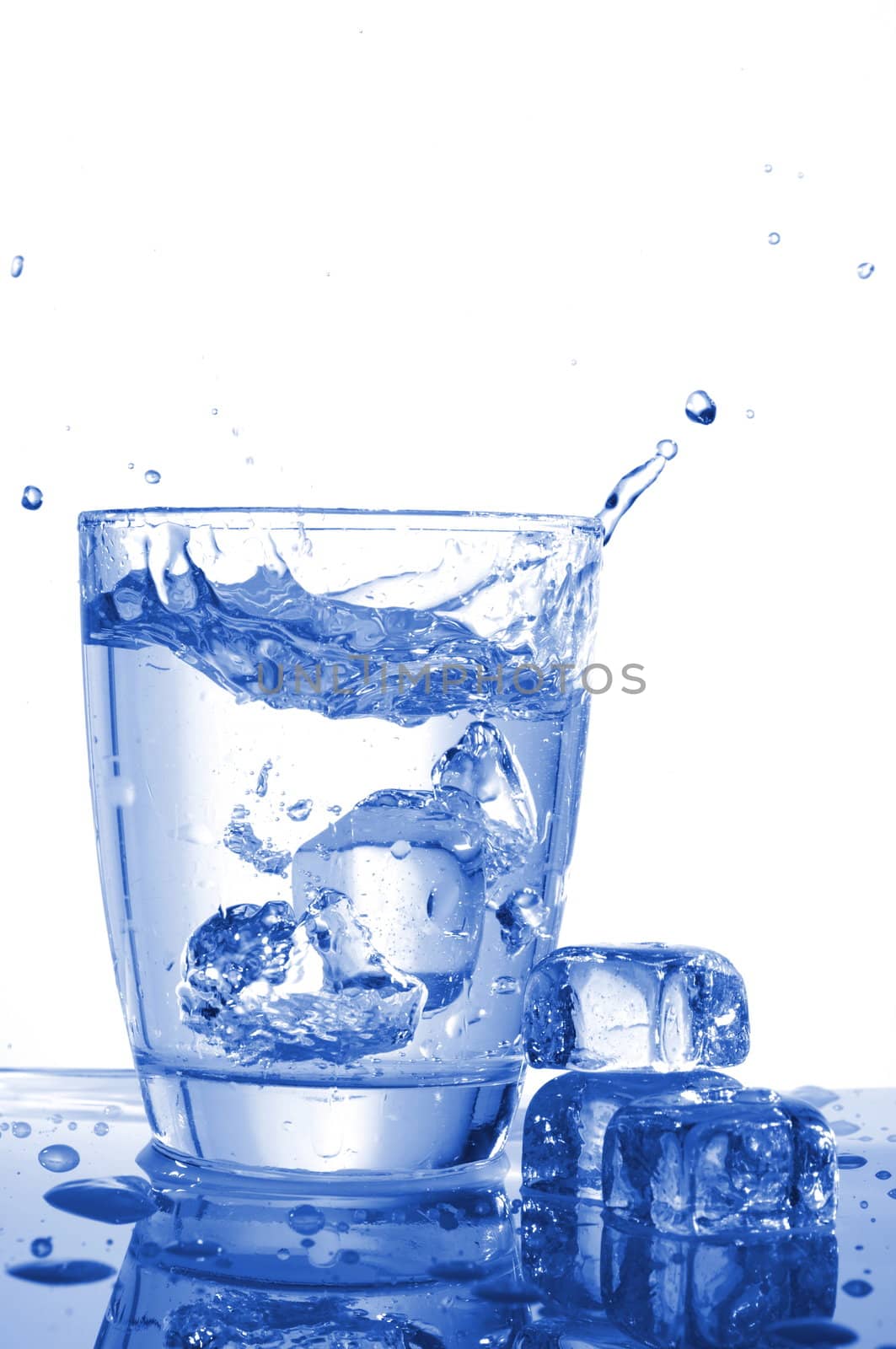 glass of water beverage showing food concept