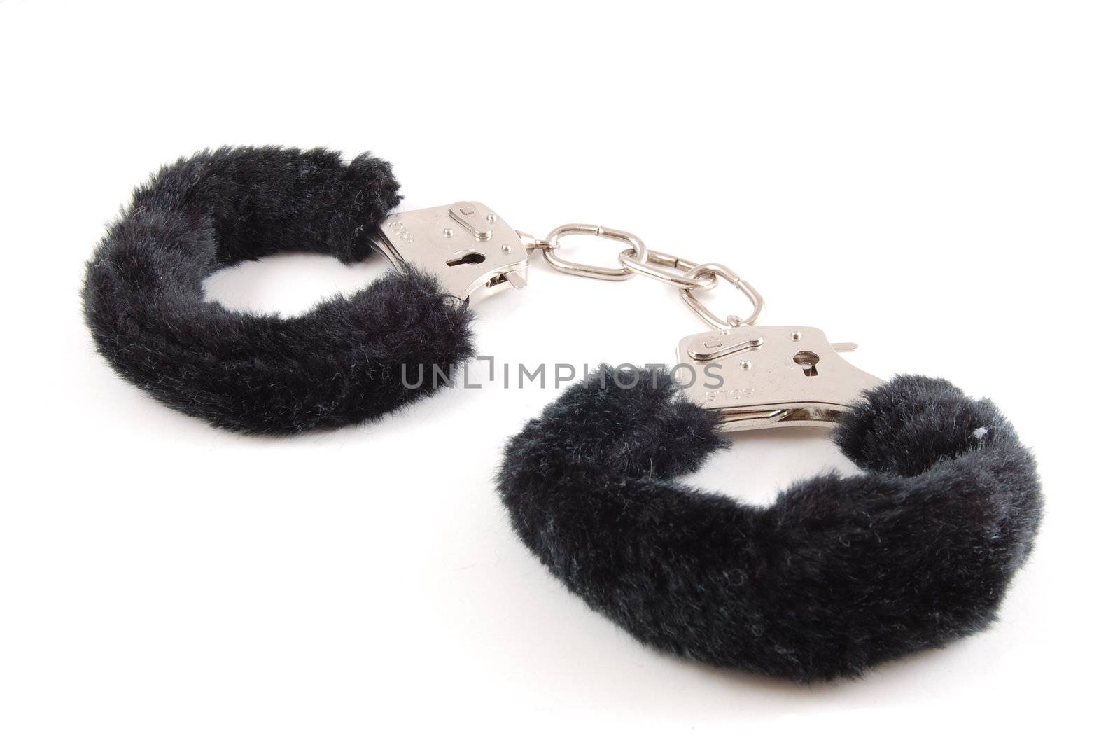 simple Handcuff isolated on a white background.