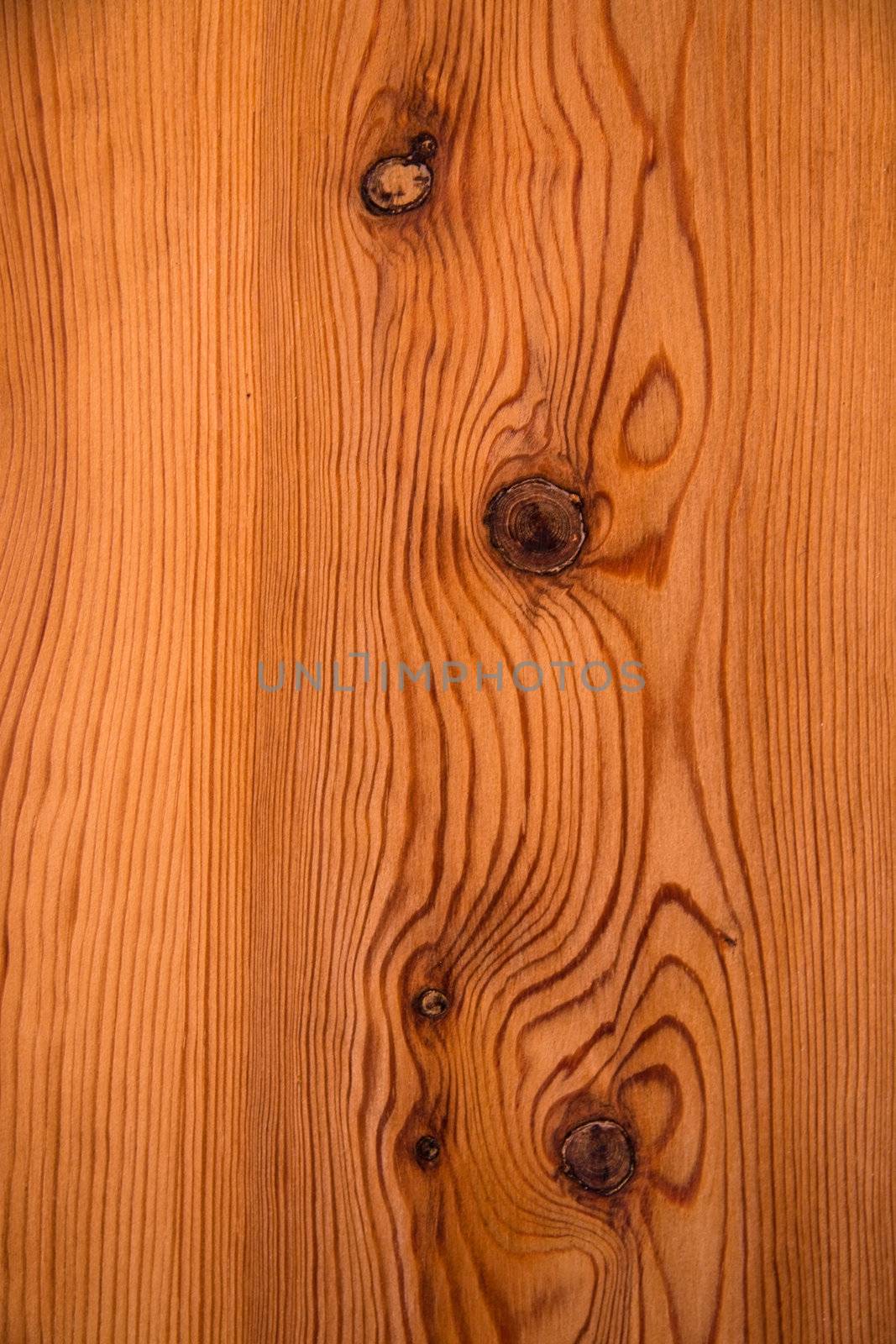 Natural grain in a strip of pine