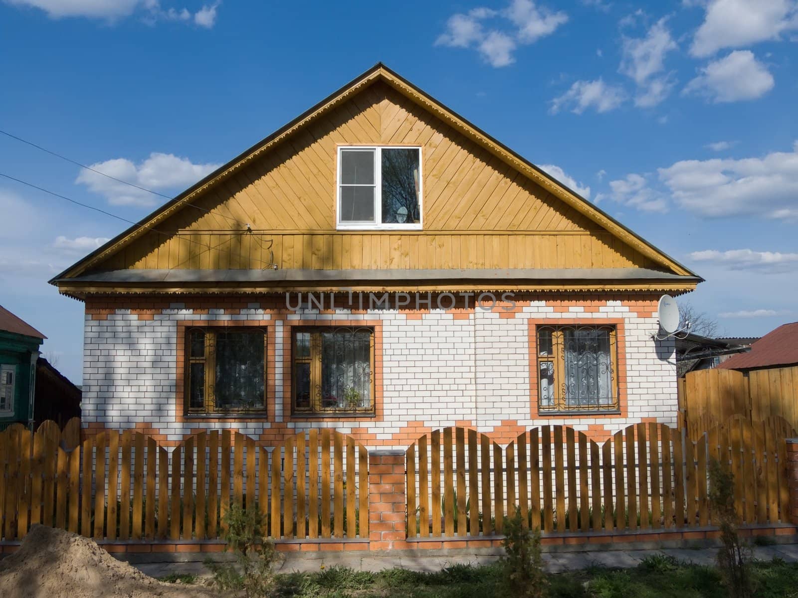 dwelling brick new cottage