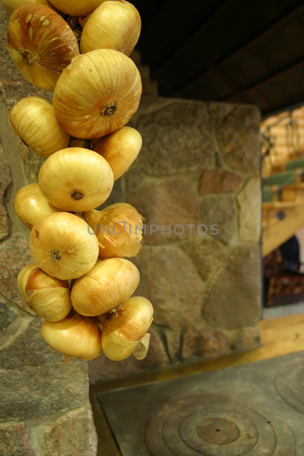 onion, stove, stone, yellow, meal, vegetarian, sharp