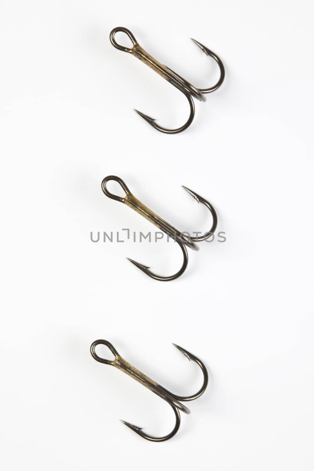 Fishing hooks with clipping paths 