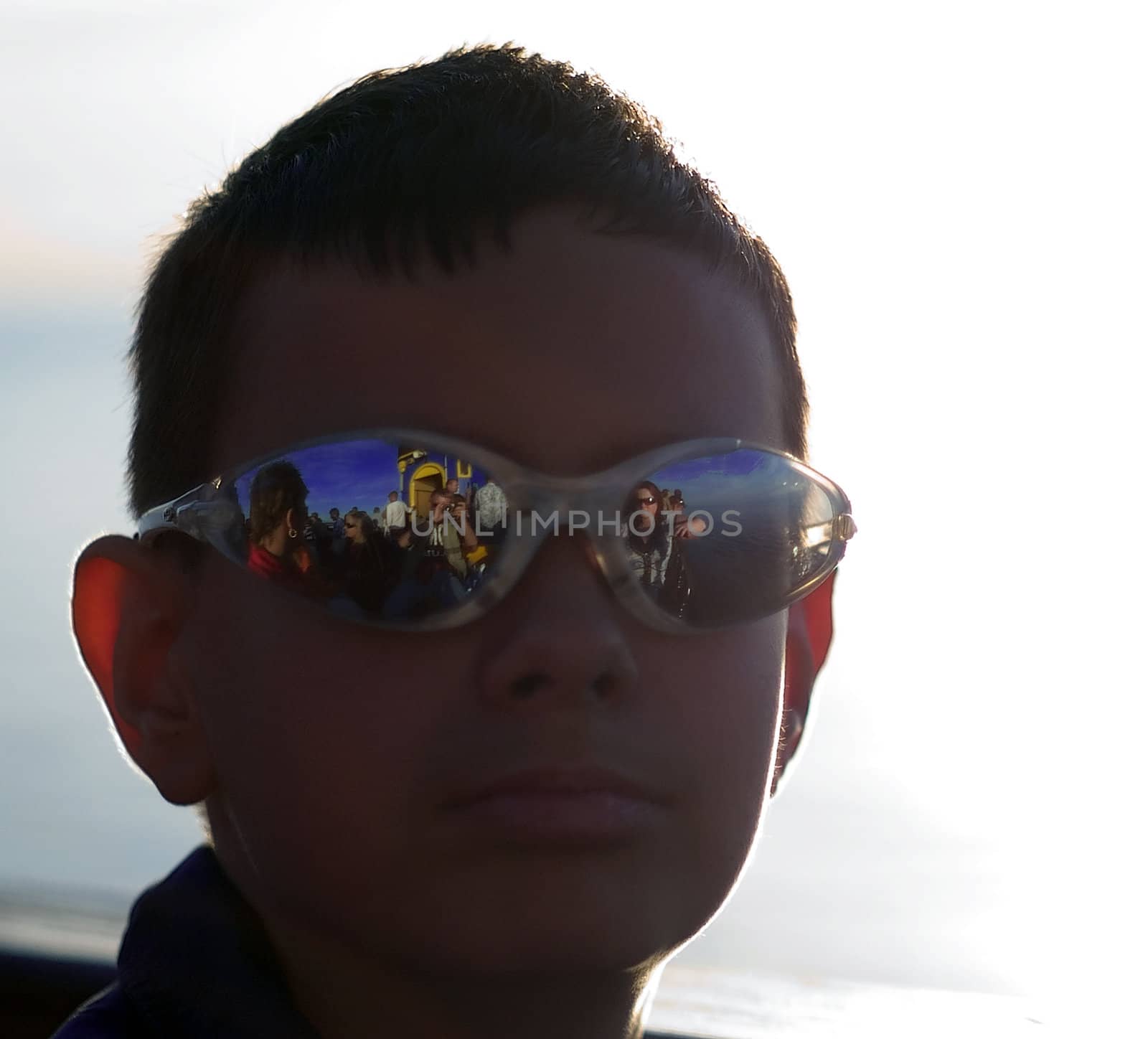 boy wearing sunglasses by Mariusz1962