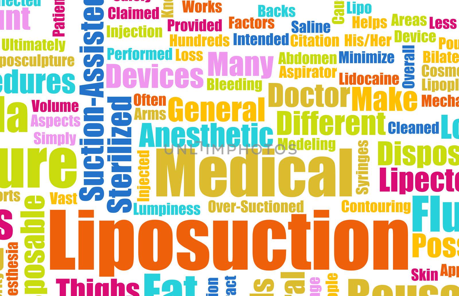 Liposuction Medical Procedure as a Concept Art