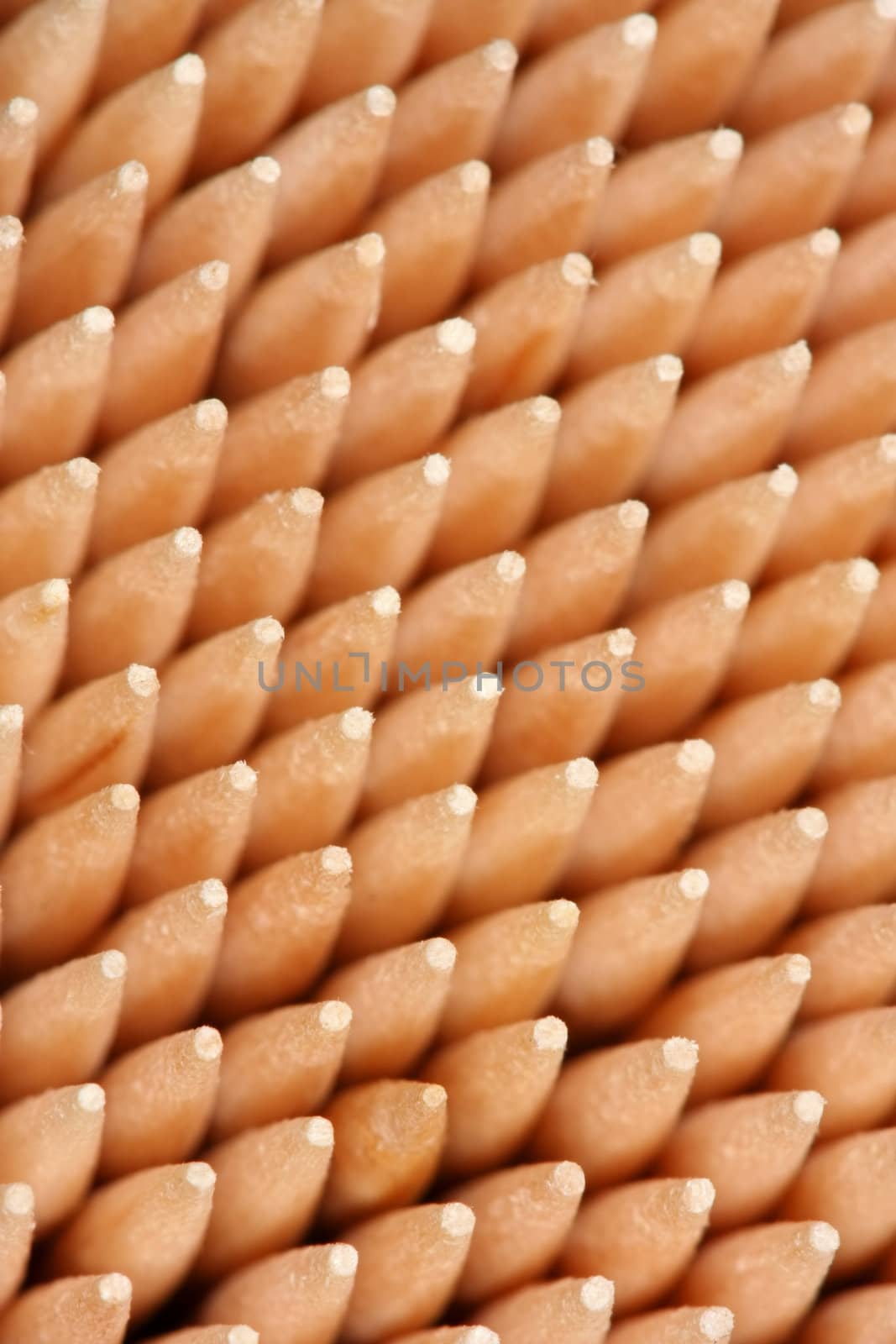 Abstract background of tooth picks