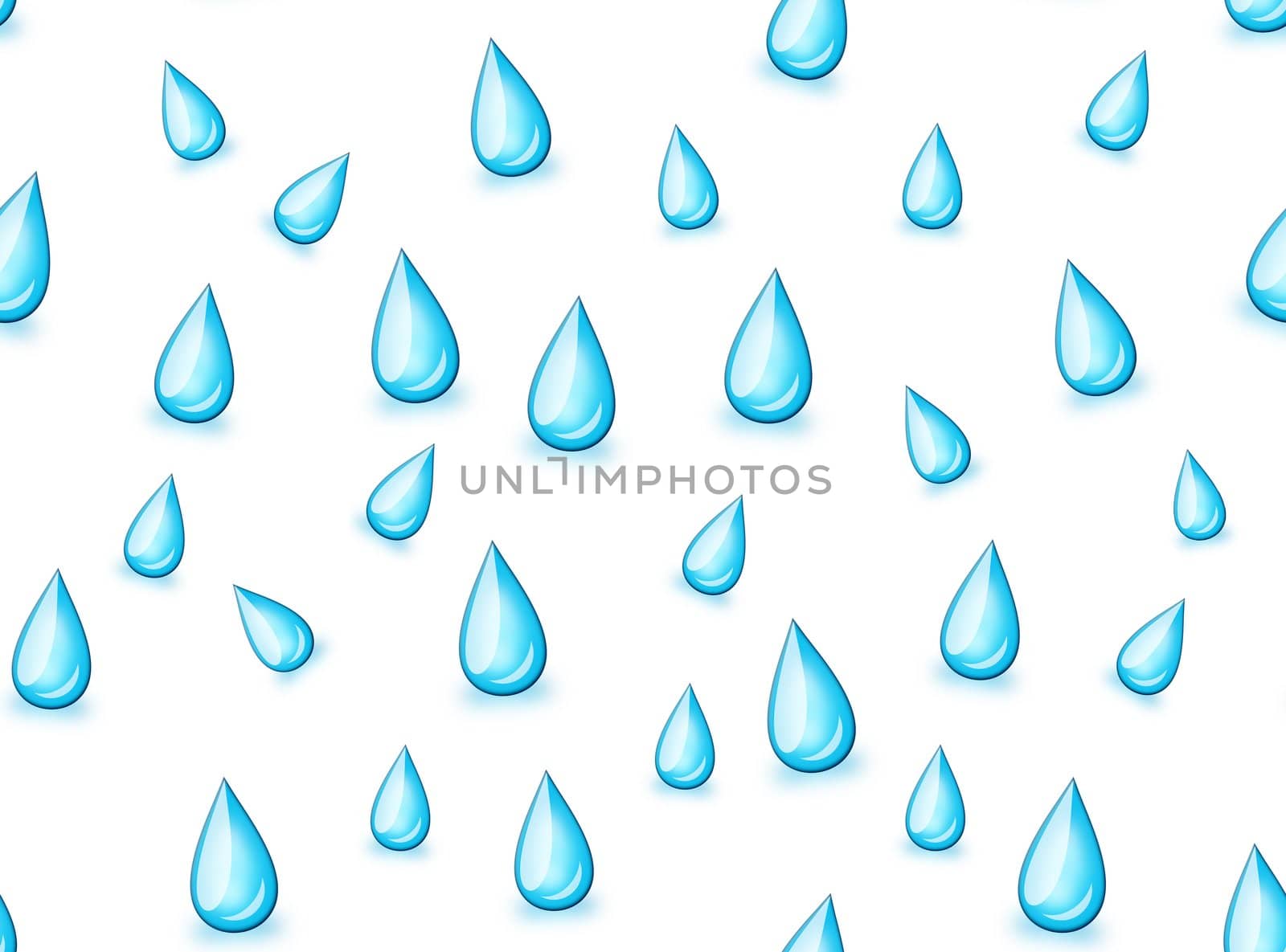 Seamles background of water drops