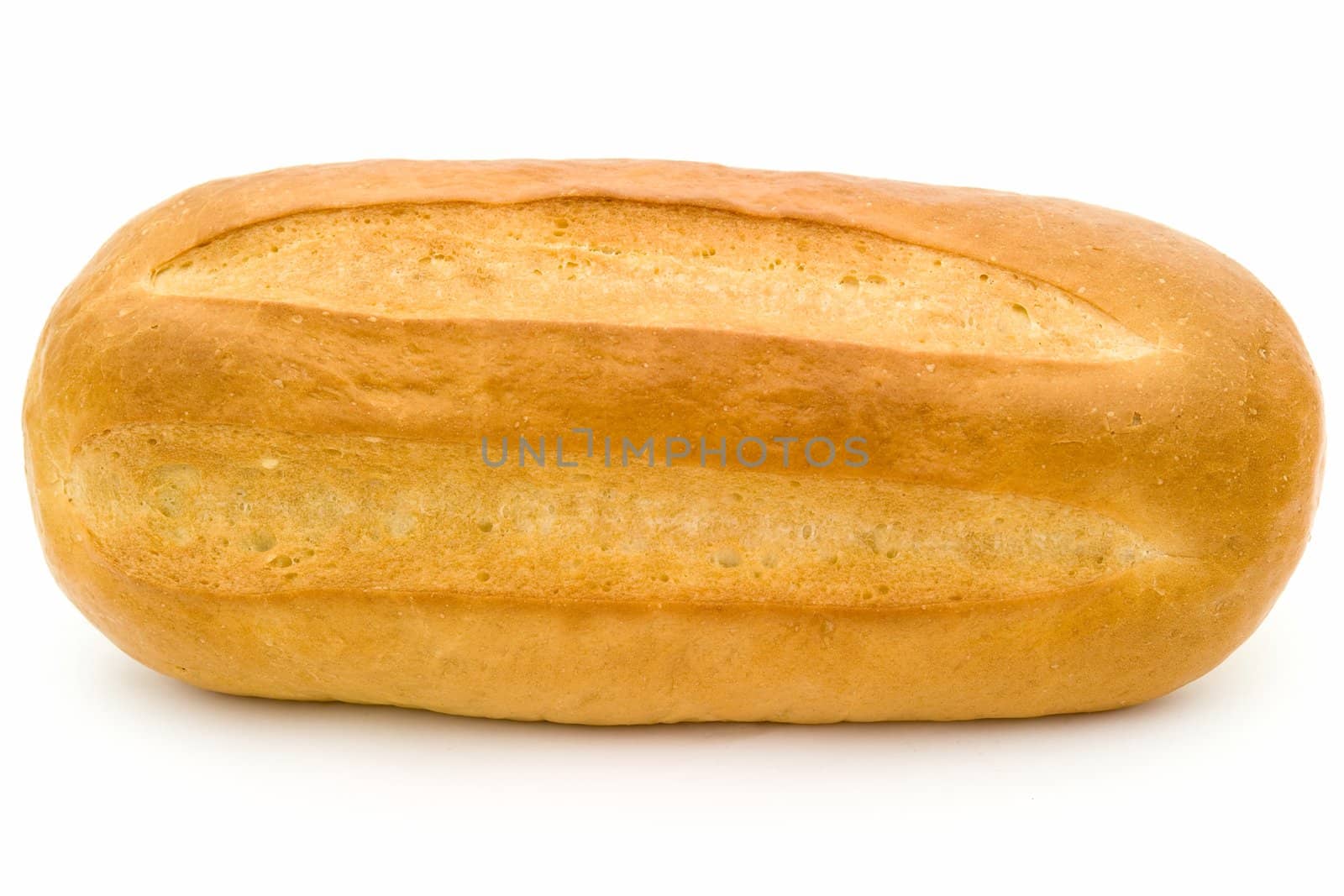 white bread on a white background