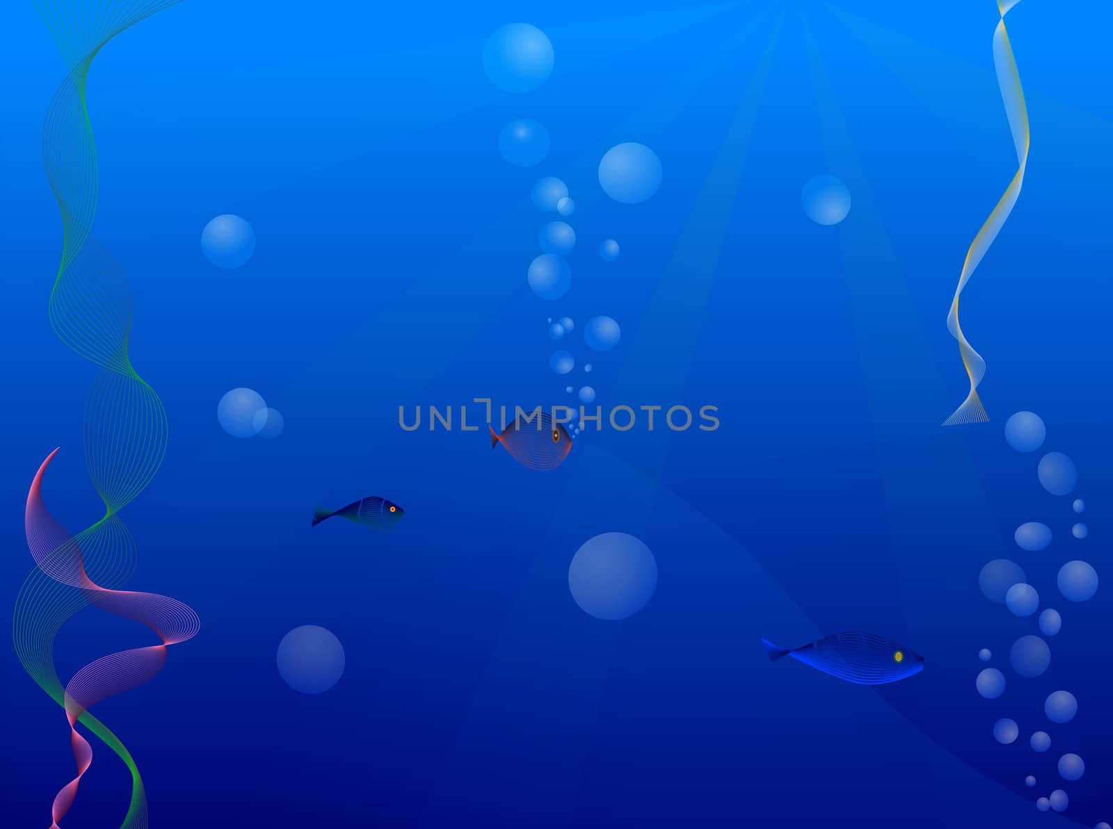 under water background