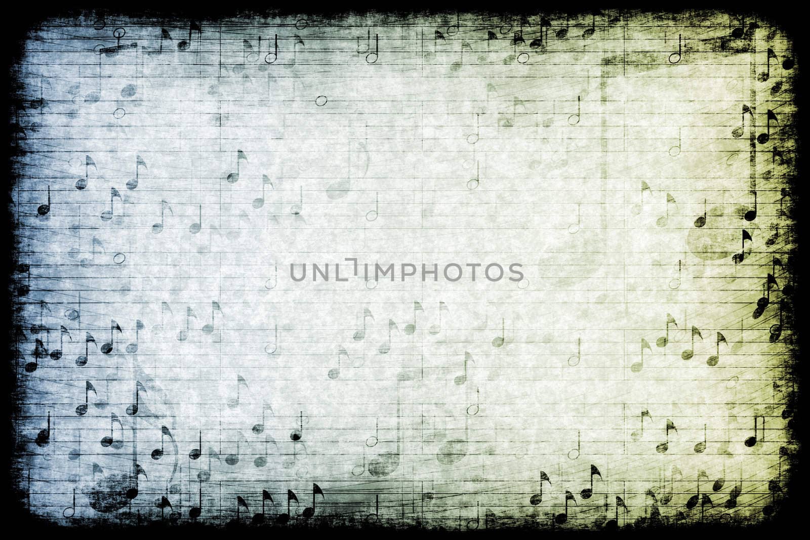 A Music Themed Abstract Grunge Background Texture