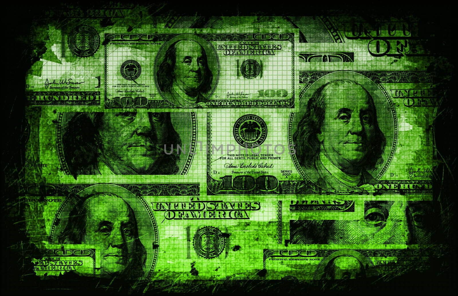 American US Dollars Currency Abstract Background