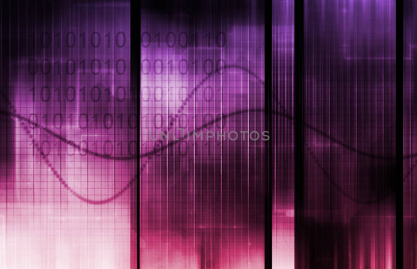 Internet World Wide Web Abstract Tech Background