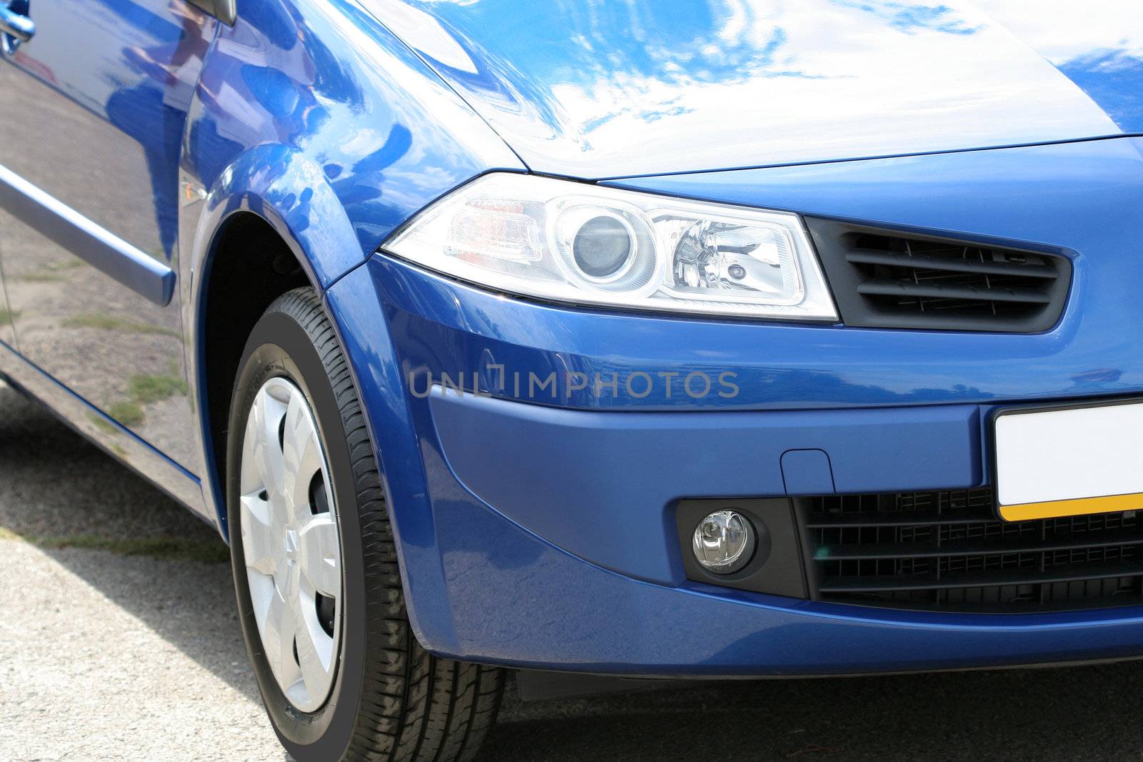 New blue car 1